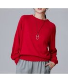 【アンタイトル/UNTITLED】の【8色展開/コンパクト丈】レーヨン混 コクーンニット レッド|ID: prp329100004724061 ipo3291000000034571029