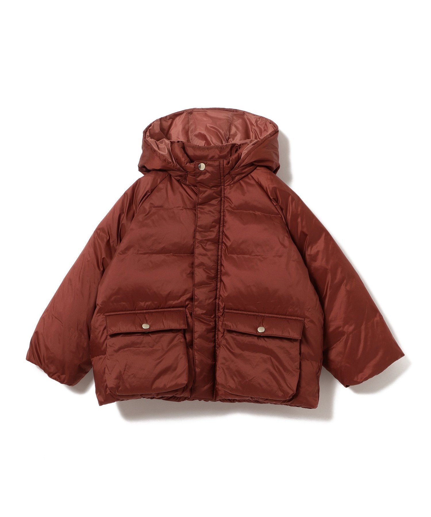 【ビームス/BEAMS / KIDS】のこども ビームス / フード ダウン ブルゾン 2024(110~140cm) インテリア・キッズ・メンズ・レディースファッション・服の通販 founy(ファニー) 　ファッション　Fashion　キッズファッション　Fashion for Kids　アウトドア　Outdoor Clothing　インナー　Innerwear　シンプル　Simple, Minimal　ジャケット　Jacket, Outerwear　ダウン　Down, Puffer　定番　Standard, Basic Item　バランス　Balance, Style Balance　フロント　Front, Front Design　ブルゾン　Blouson, Bomber Jacket　ボトム　Bottoms, Lower Wear　ポケット　Pocket, Pocket Detail　WINE|ID: prp329100004724070 ipo3291000000034186283