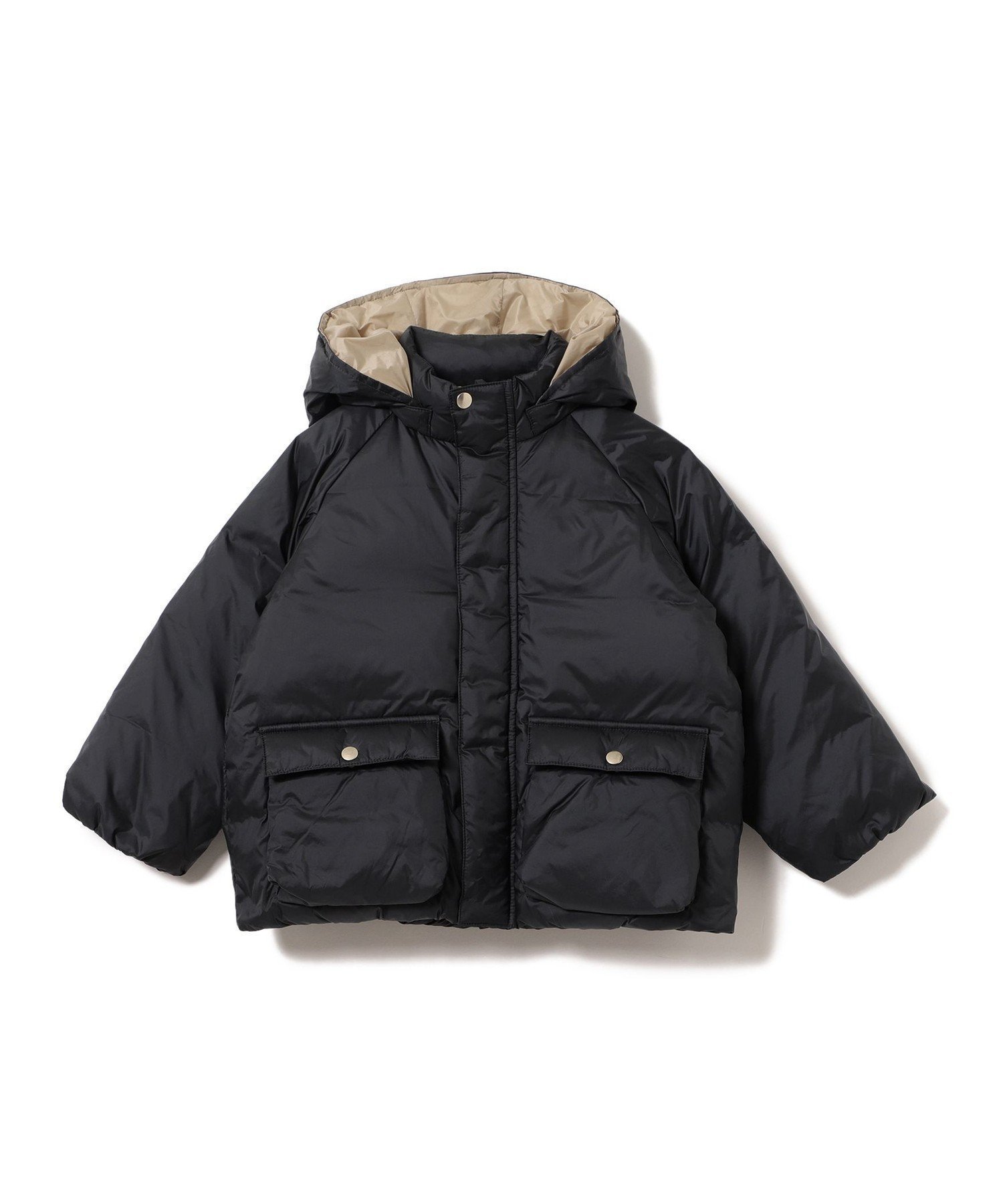 【ビームス/BEAMS / KIDS】のこども ビームス / フード ダウン ブルゾン 2024(110~140cm) インテリア・キッズ・メンズ・レディースファッション・服の通販 founy(ファニー) 　ファッション　Fashion　キッズファッション　Fashion for Kids　アウトドア　Outdoor Clothing　インナー　Innerwear　シンプル　Simple, Minimal　ジャケット　Jacket, Outerwear　ダウン　Down, Puffer　定番　Standard, Basic Item　バランス　Balance, Style Balance　フロント　Front, Front Design　ブルゾン　Blouson, Bomber Jacket　ボトム　Bottoms, Lower Wear　ポケット　Pocket, Pocket Detail　NAVY|ID: prp329100004724070 ipo3291000000034186284