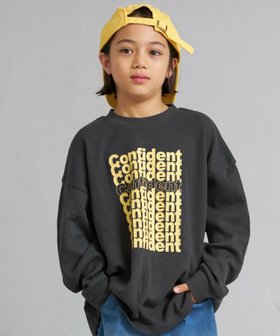 【ペアマノン/pairmanon / KIDS】のワッフル アソートデザイン 刺繍 プリント ポケット ロンT【PAIRMANON STREET】 人気、トレンドファッション・服の通販 founy(ファニー) ファッション Fashion キッズファッション Fashion for Kids カーゴパンツ Cargo Pants, Utility Pants シンプル Simple, Minimal トレンド Trend, Trending Now プリント Print, Printed Pattern ポケット Pocket, Pocket Detail ワイド Wide, Wide Fit ワッフル Waffle, Waffle Knit ワンポイント One Point, Statement Accent |ID:prp329100004724073