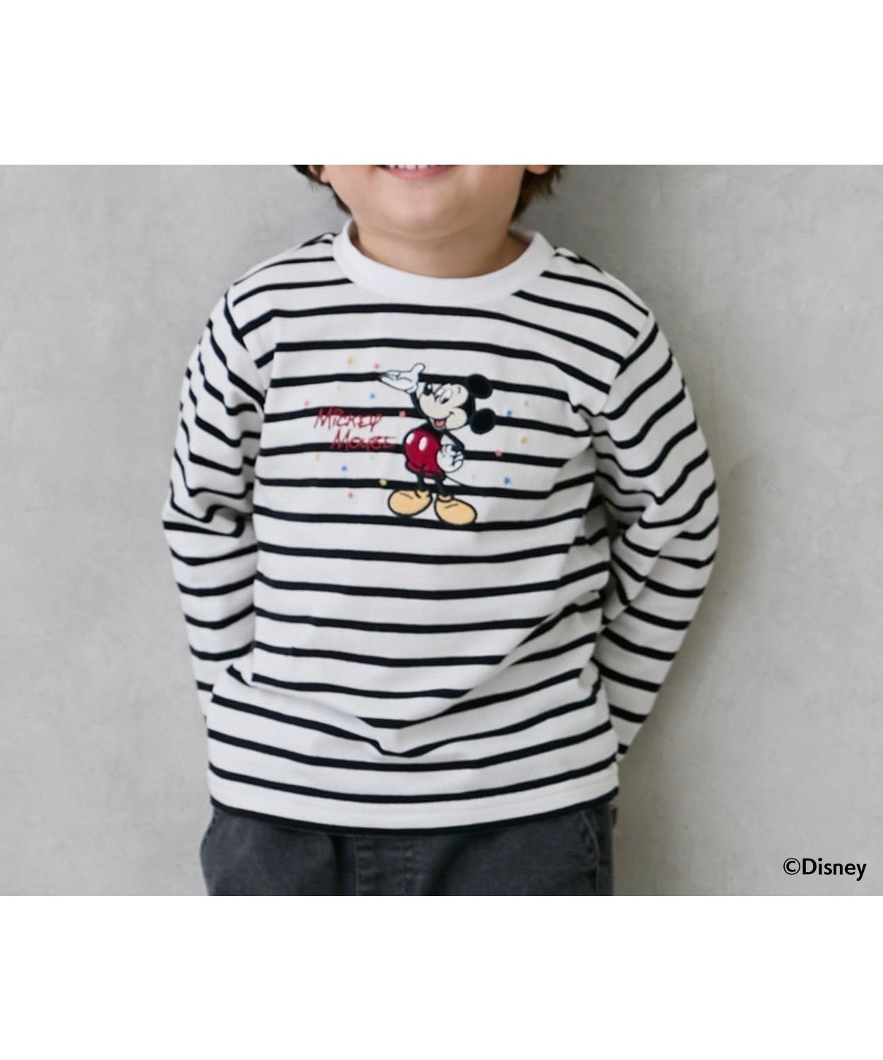 【ナルミヤ オンライン/NARUMIYA ONELINE / KIDS】の【Disney】グラフィック長袖T インテリア・キッズ・メンズ・レディースファッション・服の通販 founy(ファニー) 　ファッション　Fashion　キッズファッション　Fashion for Kids　キャラクター　Character, Licensed Characters　グラフィック　Graphic, Graphic Design　ボトム　Bottoms, Lower Wear　ポケット　Pocket, Pocket Detail　モチーフ　Motif, Design Theme　ラベンダー　Lavender　長袖　Long Sleeve, Full Sleeve　黒|ID: prp329100004724082 ipo3291000000034197520