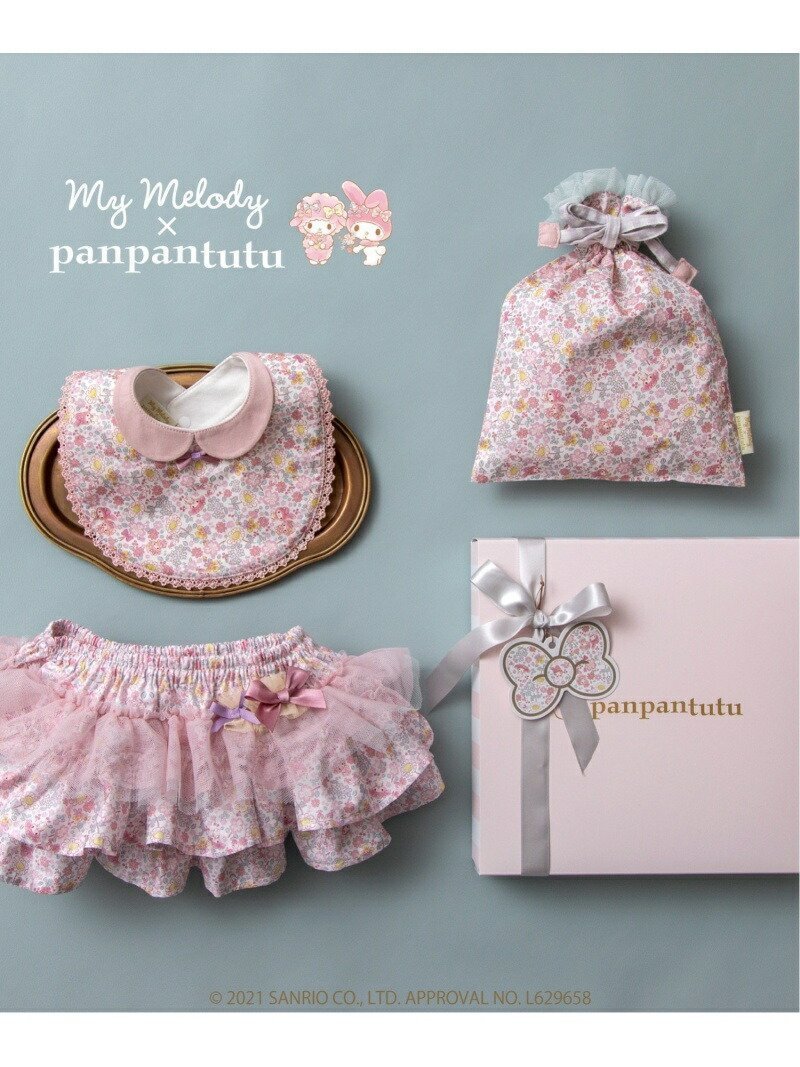【パンパンテュテュ/panpantutu / KIDS】の【ハローキティ・マイメロディ】ファーストフレンドBOX インテリア・キッズ・メンズ・レディースファッション・服の通販 founy(ファニー) 　ファッション　Fashion　キッズファッション　Fashion for Kids　キャラクター　Character, Licensed Characters　リボン　Ribbon, Bow　巾着　Drawstring Bag, Kinchaku　プロヴァンスF/マイメロディ|ID: prp329100004724088 ipo3291000000034139927