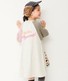 【デビロック/devirock / KIDS】の綿100% マルチプリント ラグラン スウェットワンピース 長袖ワンピース 25AW 006-ロゴ3-Dグレージュ|ID: prp329100004724100 ipo3291000000034721876