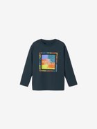【ザ ノース フェイス/THE NORTH FACE / KIDS】の【公式】ロングスリーブ ES ゲットモテッドグラフィックティー(キッズ) アーバンネイビー|ID: prp329100004724111 ipo3291000000034140025