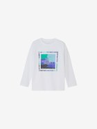 【ザ ノース フェイス/THE NORTH FACE / KIDS】の【公式】ロングスリーブ ES ゲットモテッドグラフィックティー(キッズ) ホワイト|ID: prp329100004724111 ipo3291000000034140026