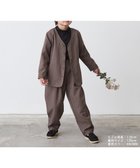 【リジェール/riziere / KIDS】のシングルノーカラージャケットセットアップ(裏地チェック) 人気、トレンドファッション・服の通販 founy(ファニー) ファッション Fashion キッズファッション Fashion for Kids インナー Innerwear カーディガン Cardigan, Knitwear ジャケット Jacket, Outerwear セットアップ Set-Up, Coordinated Outfit チェック Check, Plaid, Tartan 人気 Popular, Best Seller フォルム Silhouette, Form ポケット Pocket, Pocket Detail おすすめ Recommended / Our Picks 入学式 Entrance Ceremony 結婚式 Wedding thumbnail BROWN|ID: prp329100004724127 ipo3291000000034140088