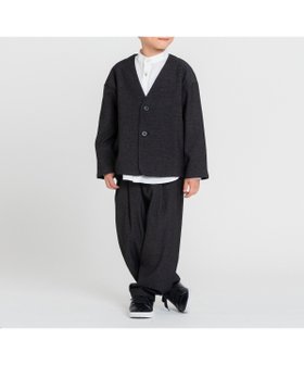 【コムサイズム/COMME CA ISM / KIDS】の【オンライン限定】ノーカラーセットアップスーツ 人気、トレンドファッション・服の通販 founy(ファニー) ファッション Fashion キッズファッション Fashion for Kids カーディガン Cardigan, Knitwear ジャケット Jacket, Outerwear ストレッチ Stretch, Stretchy Fabric スーツ Suit, Formalwear セットアップ Set-Up, Coordinated Outfit フォーマル Formal, Dressy ポケット Pocket, Pocket Detail ロング Long, Long-Length 入学式 Entrance Ceremony 卒業式 Graduation Ceremony 結婚式 Wedding |ID:prp329100004724130