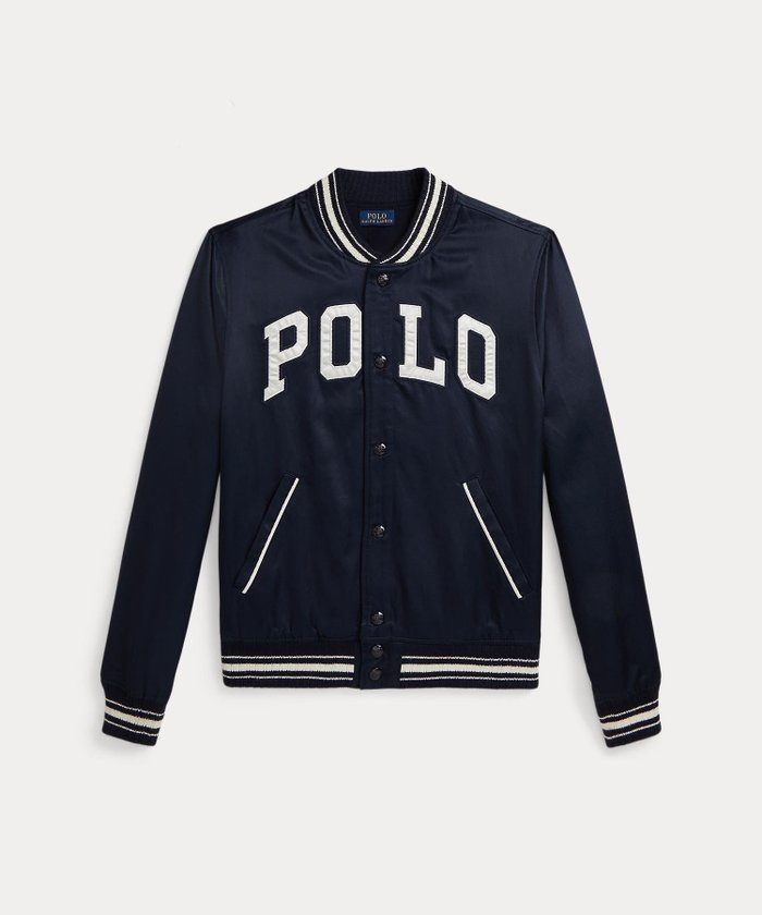 【ラルフローレン/RALPH LAUREN / KIDS】の(ボーイズ 8才~20才)ロゴ サテン ベースボール ジャケット インテリア・キッズ・メンズ・レディースファッション・服の通販 founy(ファニー) https://founy.com/ ファッション Fashion キッズファッション Fashion for Kids アウター Coat Outerwear /Kids なめらか Smooth, Silky Texture アクリル Acrylic Material インド Indian Textile エナメル Patent Leather サテン Satin, Glossy Fabric ジャケット Jacket, Outerwear ストライプ Stripe, Striped Pattern スポーティ Sporty, Casual Athletic フロント Front, Front Design ボーイズ Boyish, Boy Style ポケット Pocket, Pocket Detail 長袖 Long Sleeve, Full Sleeve |ID: prp329100004724133 ipo3291000000034208633