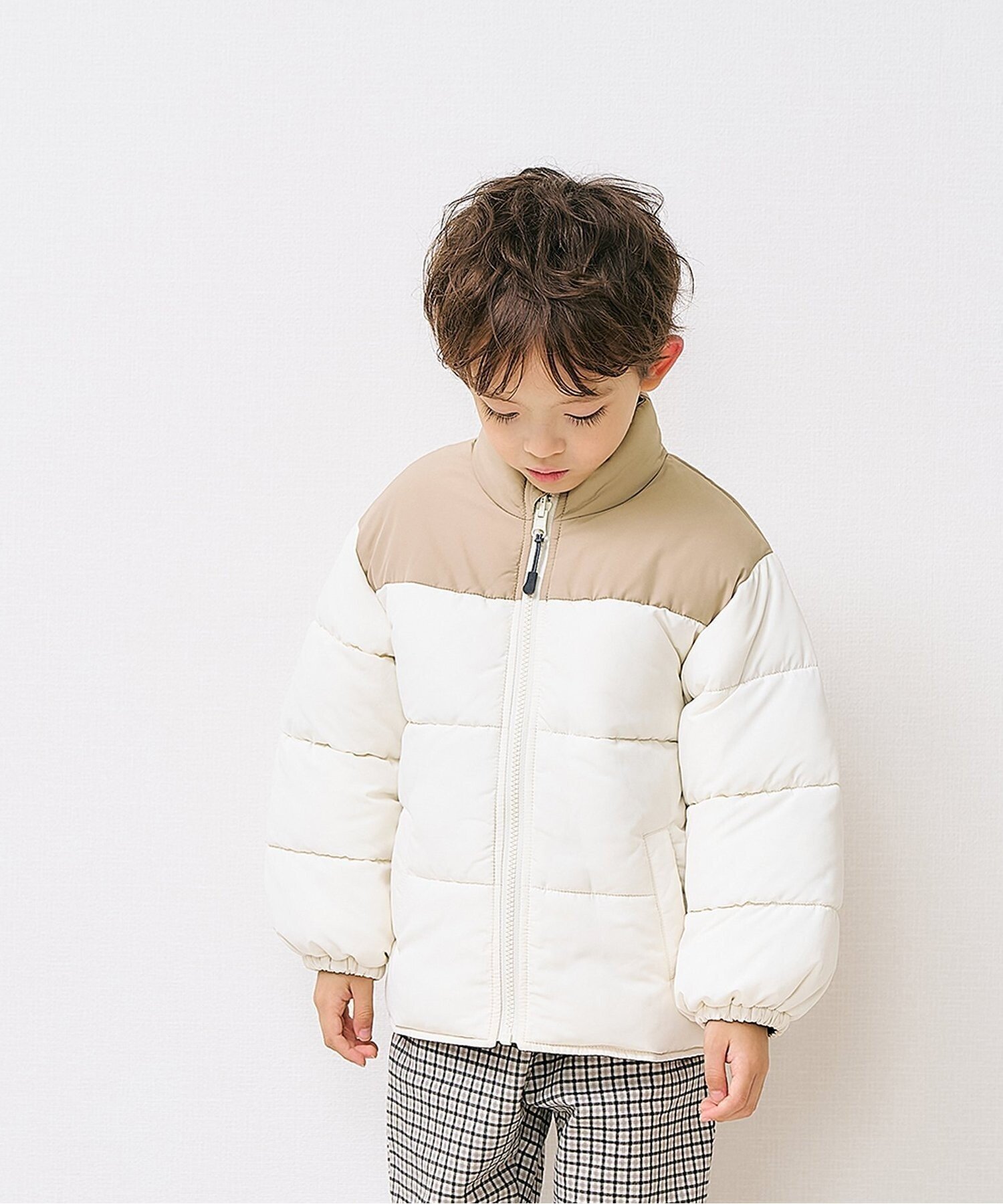 【エフオー オンラインストア/F.O.Online Store / KIDS】のバラエティリバーシブルジャケット インテリア・キッズ・メンズ・レディースファッション・服の通販 founy(ファニー) 　ファッション　Fashion　キッズファッション　Fashion for Kids　アウター　Coat Outerwear /Kids　ブラウン|ID: prp329100004724138 ipo3291000000034564512