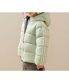 【デビロック/devirock / KIDS】の洗える ファイバーダウン えらべるフード デザイン 中綿ジャケット アウター 25AW 024-フードLN-Gグリーン|ID: prp329100004724149 ipo3291000000034140185
