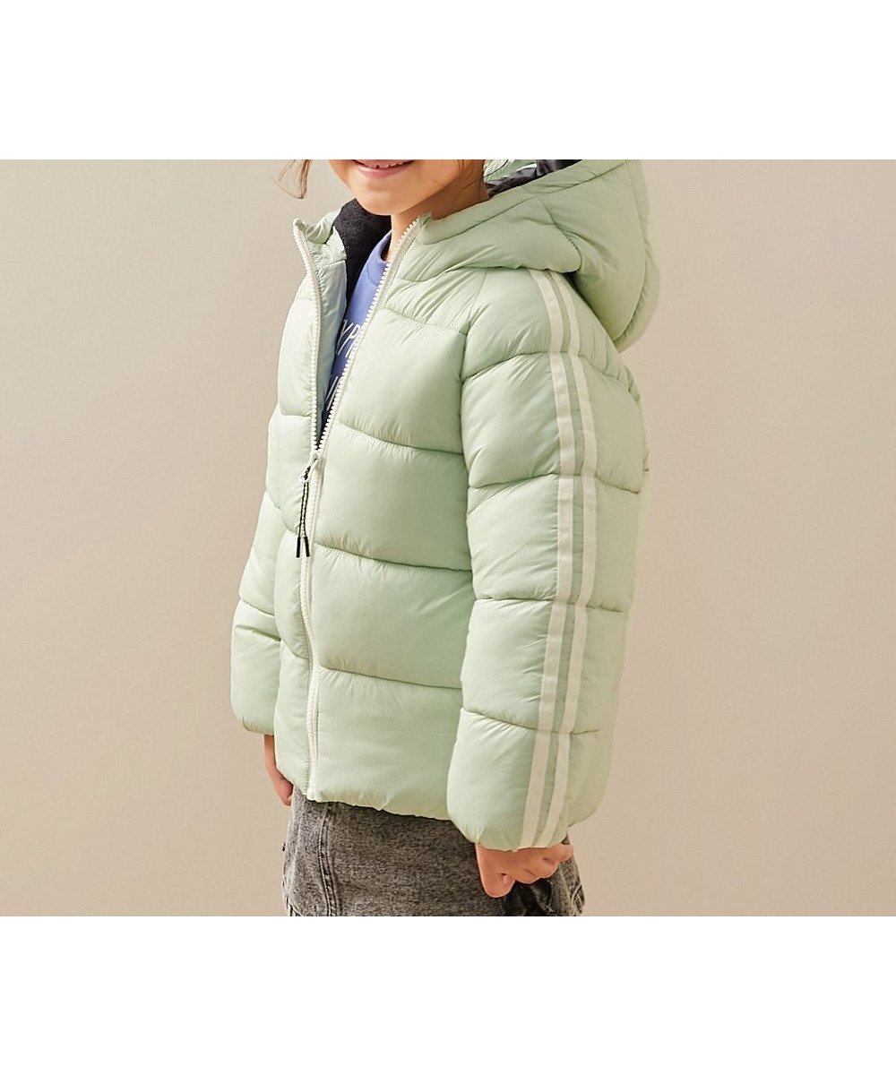 【デビロック/devirock / KIDS】の洗える ファイバーダウン えらべるフード デザイン 中綿ジャケット アウター 25AW インテリア・キッズ・メンズ・レディースファッション・服の通販 founy(ファニー) 　ファッション　Fashion　キッズファッション　Fashion for Kids　アウター　Coat Outerwear /Kids　洗える　Machine Washable　シンプル　Simple, Minimal　ジャケット　Jacket, Outerwear　タフタ　Taffeta, Structured Fabric　ダウン　Down, Puffer　ポケット　Pocket, Pocket Detail　冬　Winter / This Winter　2025年　2025　2025-2026秋冬・A/W　Autumn/Winter 2025–26 AW25–26　024-フードLN-Gグリーン|ID: prp329100004724149 ipo3291000000034140185