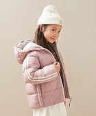 【デビロック/devirock / KIDS】の洗える ファイバーダウン えらべるフード デザイン 中綿ジャケット アウター 25AW 025-フードLN-くすみピンク|ID: prp329100004724149 ipo3291000000034140186