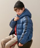 【デビロック/devirock / KIDS】の洗える ファイバーダウン えらべるフード デザイン 中綿ジャケット アウター 25AW 022-フードLN-アビスブルー|ID: prp329100004724149 ipo3291000000034731105