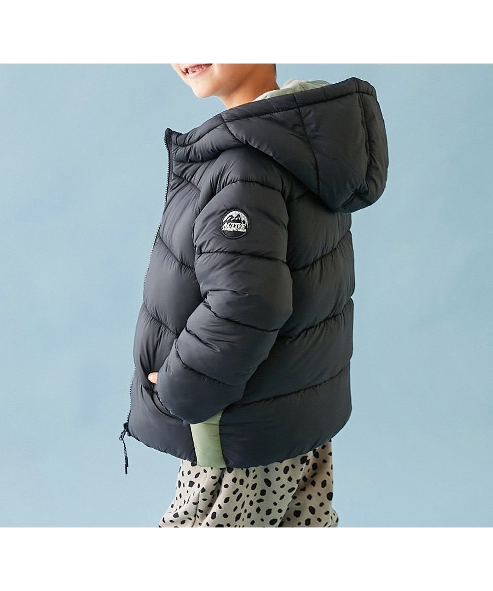 【デビロック/devirock / KIDS】の洗える ファイバーダウン えらべるフード デザイン 中綿ジャケット アウター 25AW インテリア・キッズ・メンズ・レディースファッション・服の通販 founy(ファニー) ファッション Fashion キッズファッション Fashion for Kids アウター Coat Outerwear /Kids 洗える Machine Washable シンプル Simple, Minimal ジャケット Jacket, Outerwear タフタ Taffeta, Structured Fabric ダウン Down, Puffer ポケット Pocket, Pocket Detail 冬 Winter / This Winter 2025年 2025 2025-2026秋冬・A/W Autumn/Winter 2025–26 AW25–26 001-フードWP-ブラック|ID: prp329100004724149 ipo3291000000034731113