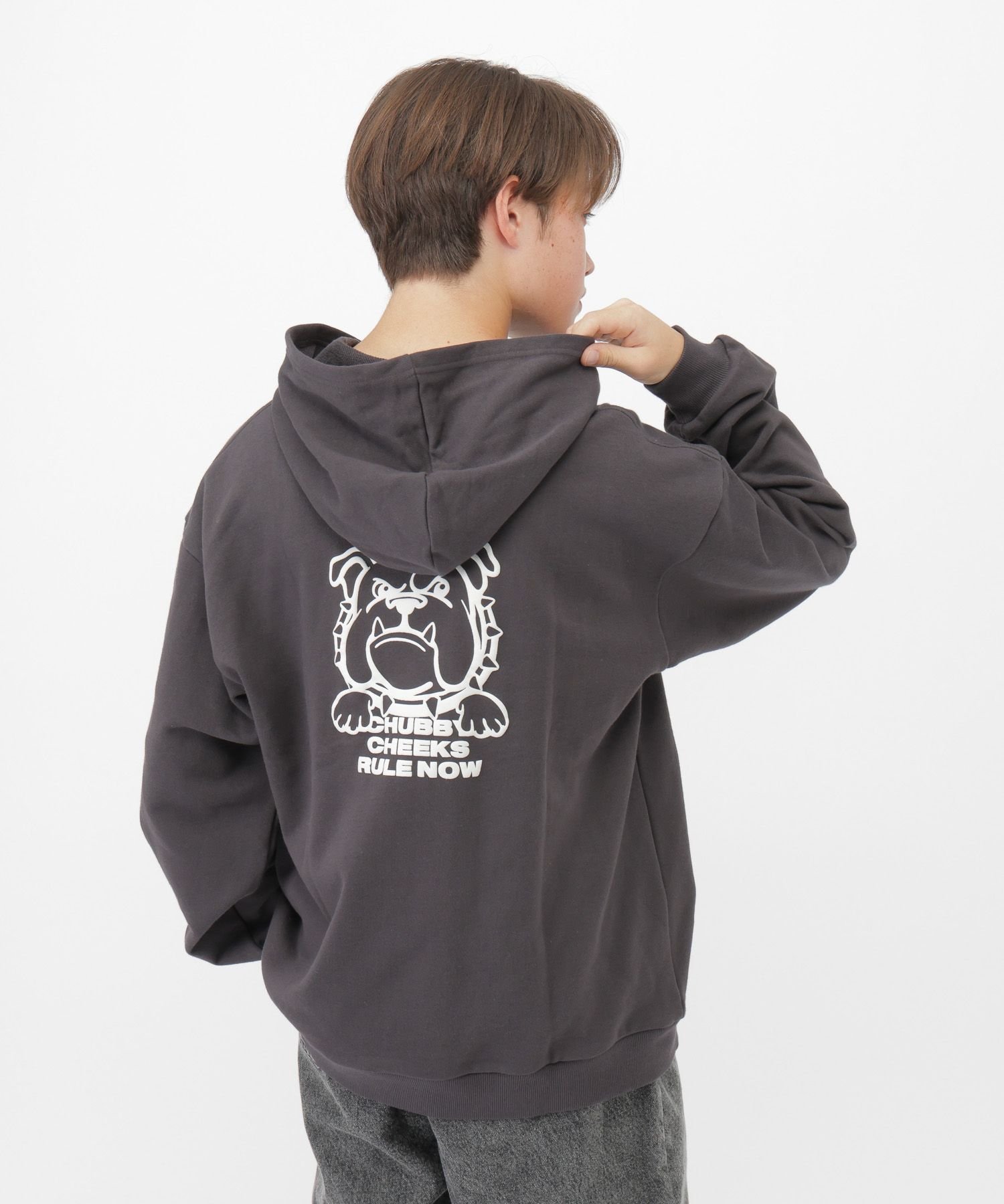 【グローバルワーク/GLOBAL WORK / KIDS】のUSAグラフィックパーカー/AND YUA ANY/589083 インテリア・キッズ・メンズ・レディースファッション・服の通販 founy(ファニー) 　ファッション　Fashion　キッズファッション　Fashion for Kids　おすすめ　Recommended / Our Picks　カーゴパンツ　Cargo Pants, Utility Pants　グラフィック　Graphic, Graphic Design　ショルダー　Shoulder, Shoulder Strap　ジーンズ　Jeans, Denim Pants　デニム　Denim, Jeans Material　ドロップ　Drop Shoulder, Dropped Style　パーカー　Hoodie, Parka　ダークグレー17|ID: prp329100004724186 ipo3291000000034720872