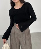 【カプリシューレマージュ/CAPRICIEUX LEMAGE】のC.L カシミアウールフレアスリーブニット 人気、トレンドファッション・服の通販 founy(ファニー) ファッション Fashion レディースファッション Fashion for Women トップス・カットソー Cut & Sew Tops ニット Knit Tops & Sweaters インナー Innerwear エアリー Airy Texture コラボ Collaboration, Collab ジャケット Jacket, Outerwear スリーブ Sleeve, Long Sleeve / Short Sleeve ネップ Nepp, Slub Yarn バイアス Bias, Diagonal Cut ビスチェ Bustier, Corset Top フィット Fit, Slim Fit フレア Flare, Flared ボトム Bottoms, Lower Wear ワイド Wide, Wide Fit ワンポイント One Point, Statement Accent おすすめ Recommended / Our Picks thumbnail ブラック|ID: prp329100004724187 ipo3291000000034140350