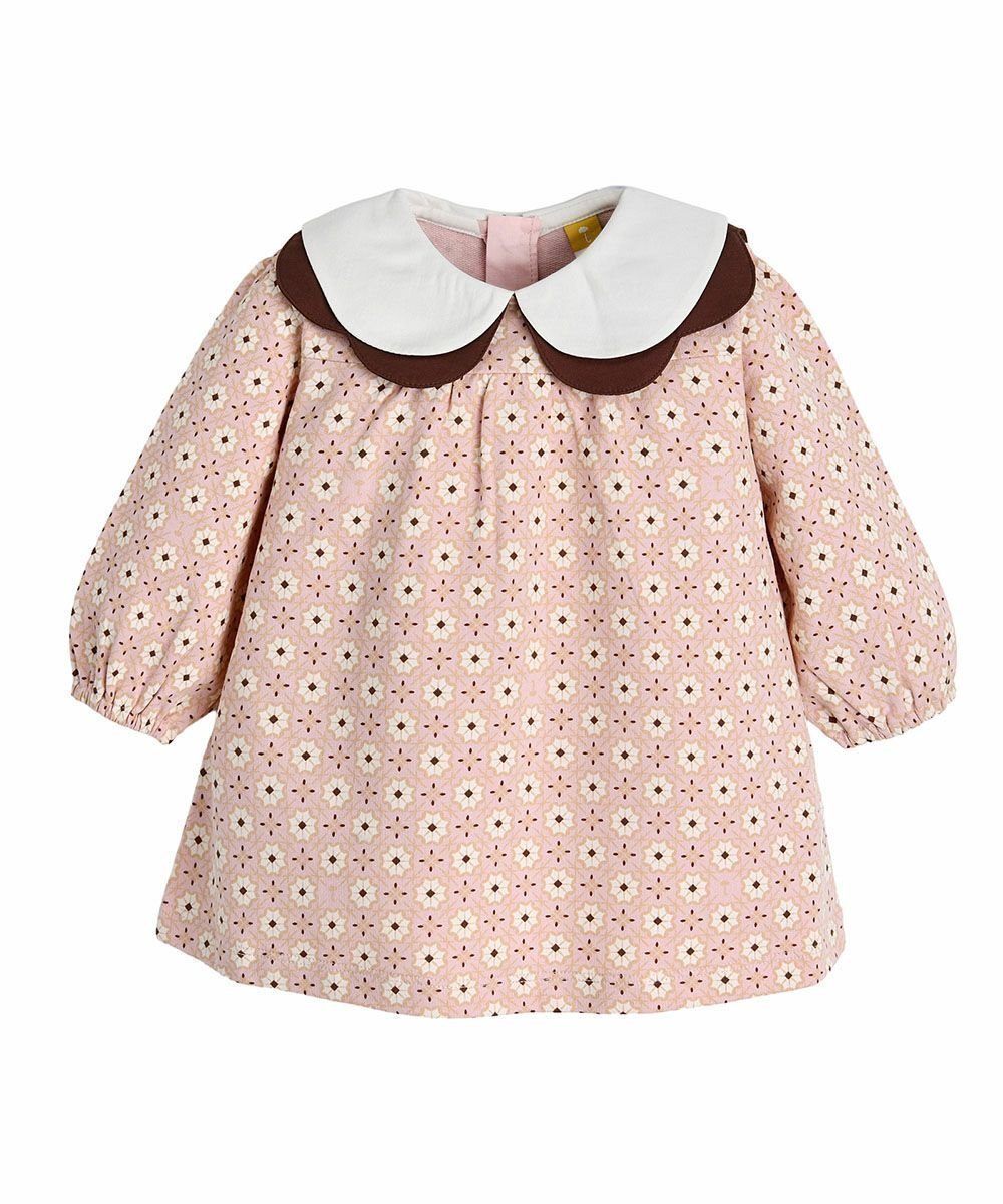 【モイモルン/moimoln / KIDS】のマリアンワンピース インテリア・キッズ・メンズ・レディースファッション・服の通販 founy(ファニー) 　ファッション　Fashion　キッズファッション　Fashion for Kids　ワンピース　Dresses　シンプル　Simple, Minimal　パターン　Pattern, Design Print　人気　Popular, Best Seller　ピンク|ID: prp329100004724192 ipo3291000000034226754