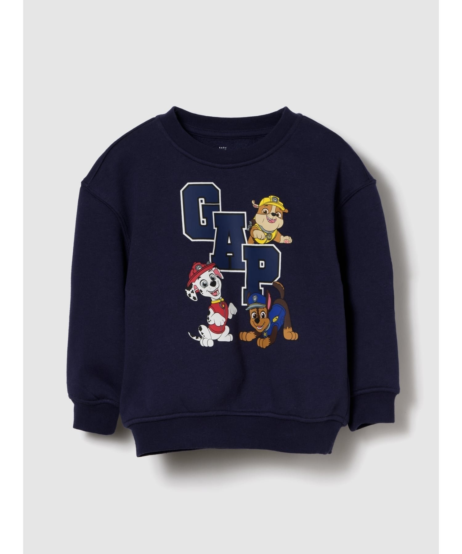 【ギャップ/GAP / KIDS】のbabyGapパウ・パトロール グラフィックスウェットシャツ PAW PATROL インテリア・キッズ・メンズ・レディースファッション・服の通販 founy(ファニー) 　ファッション　Fashion　キッズファッション　Fashion for Kids　キャラクター　Character, Licensed Characters　グラフィック　Graphic, Graphic Design　プリント　Print, Printed Pattern　NEW_NAVY|ID: prp329100004724199 ipo3291000000034140405