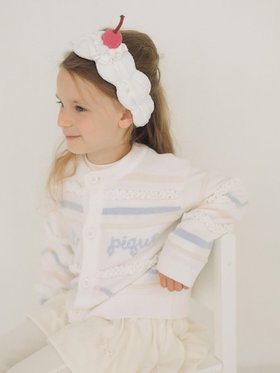 【ジェラート ピケ/gelato pique / KIDS】の【KIDS】エアリーモコホイップケーキカーディガン 人気、トレンドファッション・服の通販 founy(ファニー) ファッション Fashion キッズファッション Fashion for Kids カラフル Colorful Design カーディガン Cardigan, Knitwear 吸水 Absorbent, Quick-Dry スマート Smart, Elegant フリル Frill, Ruffle ポンチョ Poncho, Cape Style レギンス Leggings, Stretch Pants おすすめ Recommended / Our Picks |ID:prp329100004724208