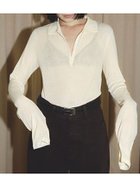 【ミースロエ/MIESROHE】のシアーフライスポロカットトップス 人気、トレンドファッション・服の通販 founy(ファニー) 雑誌掲載アイテム Magazine Picks & Fashion Features ファッション雑誌 Fashion Magazines ヴェリィ VERY ファッション Fashion レディースファッション Fashion for Women トップス・カットソー Cut & Sew Tops 10月号 October Issue シンプル Simple, Minimal スマート Smart, Elegant 雑誌 Magazine, Fashion Magazine thumbnail CRM[004]|ID: prp329100004724234 ipo3291000000034540440