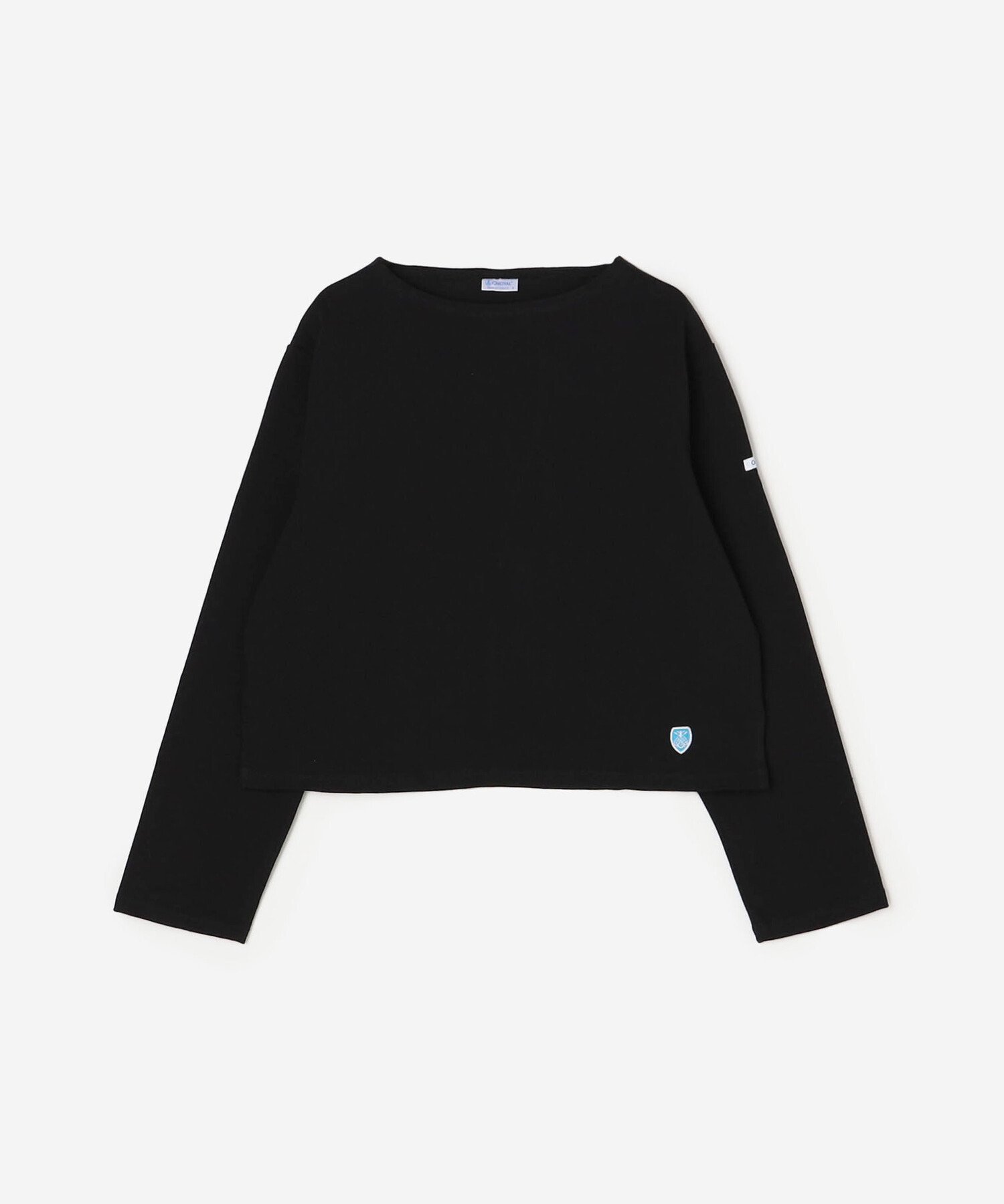 【ビショップ/Bshop】のコットンロード クロップドTシャツ WOMEN インテリア・キッズ・メンズ・レディースファッション・服の通販 founy(ファニー) ファッション Fashion レディースファッション Fashion for Women トップス・カットソー Cut & Sew Tops シャツ・ブラウス・オフィスカジュアル Elegant Blouses & Button-Ups ロングTシャツ・Tシャツ Longline T-Shirts & Tees カットソー Cut and Sewn Top クロップド Cropped, Short Length 軽量 Lightweight, Ultra Light 長袖 Long Sleeve, Full Sleeve バランス Balance, Style Balance フランス France, French フロント Front, Front Design ボトム Bottoms, Lower Wear ボーダー Border, Stripe BLACK|ID: prp329100004724237 ipo3291000000034873547