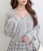 【イング/INGNI】の5Gレース付フェザーニットCD ライトグレー|ID: prp329100004724264 ipo3291000000034552766