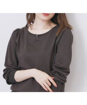 【インデックス/INDEX】のパール調パーツ付きクルーネックニット【洗濯機OK】《8col/XS~3L》 人気、トレンドファッション・服の通販 founy(ファニー) ファッション Fashion レディースファッション Fashion for Women トップス・カットソー Cut & Sew Tops ニット Knit Tops & Sweaters スマート Smart, Elegant トレンド Trend, Trending Now バランス Balance, Style Balance パール Pearl, Pearl Accent エレガント 上品 Elegant A/W・秋冬 Autumn/Winter |ID:prp329100004724270