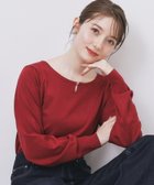 【インデックス/INDEX】のパール調パーツ付きクルーネックニット【洗濯機OK】《8col/XS~3L》 人気、トレンドファッション・服の通販 founy(ファニー) ファッション Fashion レディースファッション Fashion for Women トップス・カットソー Cut & Sew Tops ニット Knit Tops & Sweaters スマート Smart, Elegant トレンド Trend, Trending Now バランス Balance, Style Balance パール Pearl, Pearl Accent エレガント 上品 Elegant A/W・秋冬 Autumn/Winter thumbnail ボルドー|ID: prp329100004724270 ipo3291000000034357514