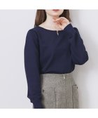 【インデックス/INDEX】のパール調パーツ付きクルーネックニット【洗濯機OK】《8col/XS~3L》 人気、トレンドファッション・服の通販 founy(ファニー) ファッション Fashion レディースファッション Fashion for Women トップス・カットソー Cut & Sew Tops ニット Knit Tops & Sweaters スマート Smart, Elegant トレンド Trend, Trending Now バランス Balance, Style Balance パール Pearl, Pearl Accent エレガント 上品 Elegant A/W・秋冬 Autumn/Winter thumbnail ネイビー|ID: prp329100004724270 ipo3291000000034357519