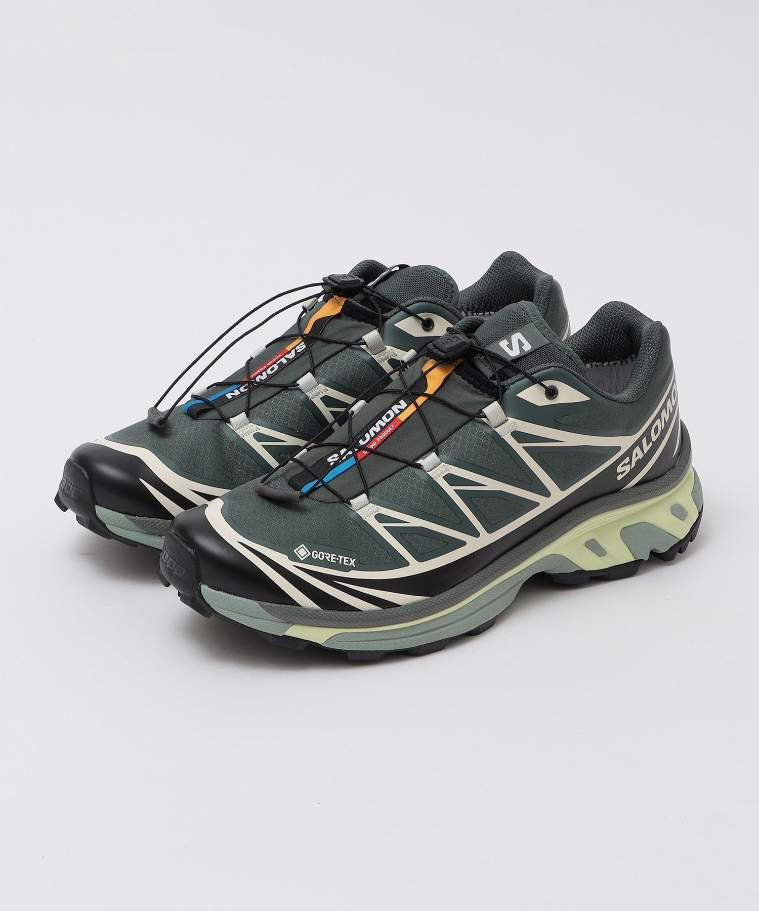 【シップス/SHIPS / MEN】のSALOMON XT-6 GTX インテリア・キッズ・メンズ・レディースファッション・服の通販 founy(ファニー) 　ファッション　Fashion　メンズファッション　Fashion for Men　アウトドア　Outdoor Clothing　クッション　Cushion, Throw Pillow　コーティング　Coating, Coated Finish　シューズ　Shoes, Footwear　スニーカー　Sneakers, Trainers　スポーツ　Sports, Activewear　人気　Popular, Best Seller　フランス　France, French　防寒　Cold Protection, Winter-Ready　メッシュ　Mesh, Net Fabric　冬　Winter / This Winter　グリーン|ID: prp329100004724281 ipo3291000000034200533