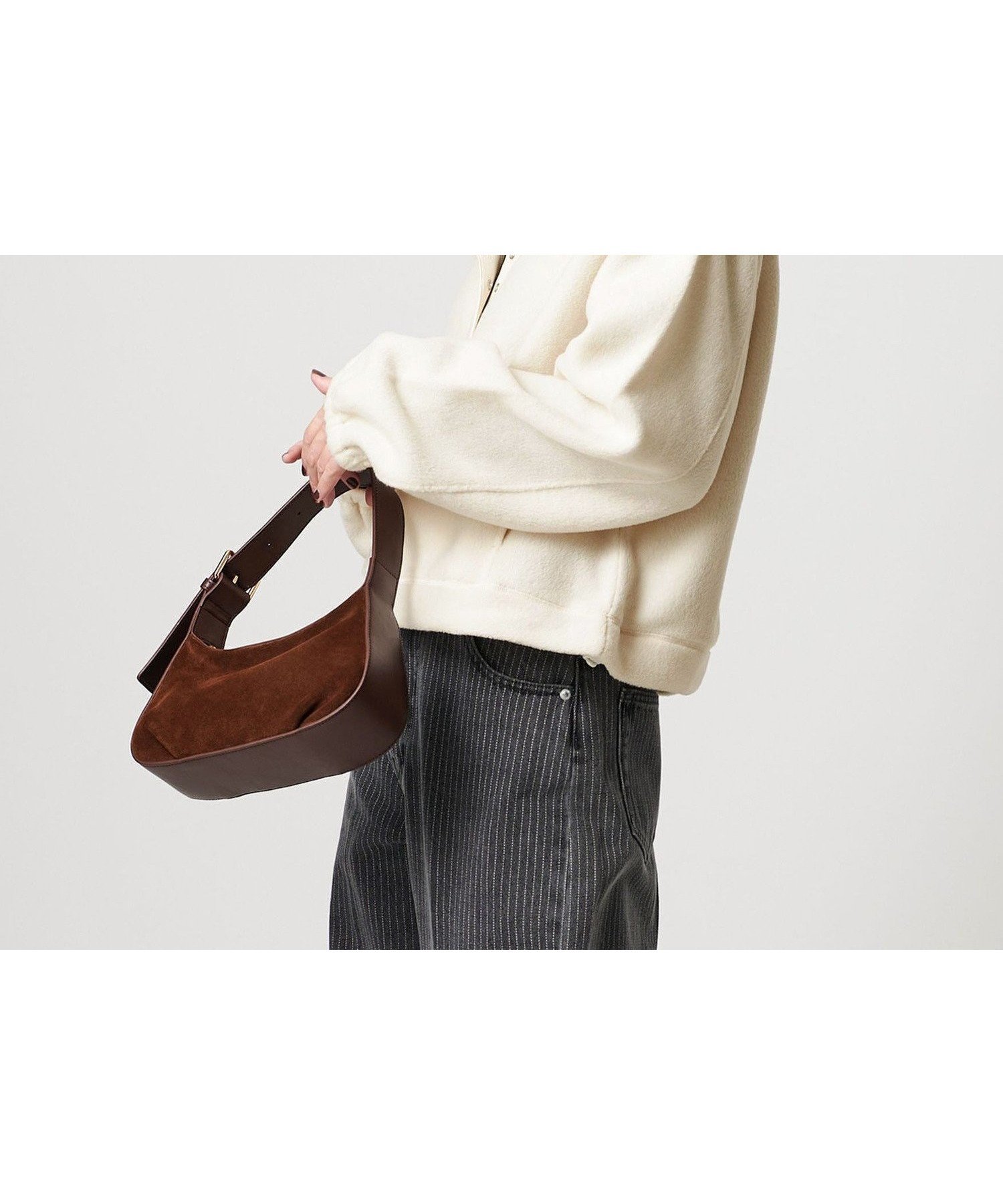 【ビューティ&ユース ユナイテッドアローズ/BEAUTY&YOUTH / UNITED ARROWS】のフリース スナップ プルオーバー インテリア・キッズ・メンズ・レディースファッション・服の通販 founy(ファニー) 　ファッション　Fashion　レディースファッション　Fashion for Women　トップス・カットソー　Cut & Sew Tops　カジュアルプルオーバー・ニットトップス　Pullovers & Knit Tops / Casual Pullovers　インナー　Innerwear　カットソー　Cut and Sewn Top　ドローコード　Drawcord, Drawstring Cord　ハイネック　High Neck, Mock Neck　ハーフ　Half, Half-Length　ポケット　Pocket, Pocket Detail　ロング　Long, Long-Length　ワイド　Wide, Wide Fit　おすすめ　Recommended / Our Picks　OFF WHITE|ID: prp329100004724294 ipo3291000000034834646