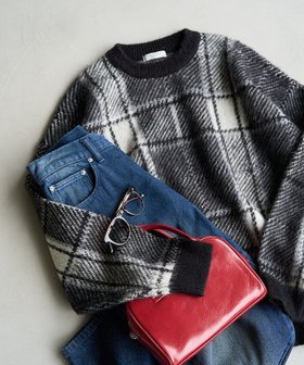 【フリークスストア/FREAK'S STORE】のビッグシルエット チェック ニットプルオーバー【限定展開】 25AW 人気、トレンドファッション・服の通販 founy(ファニー) ファッション Fashion レディースファッション Fashion for Women トップス・カットソー Cut & Sew Tops ニット Knit Tops & Sweaters カジュアルプルオーバー・ニットトップス Pullovers & Knit Tops / Casual Pullovers 2025年 2025 2025-2026秋冬・A/W Autumn/Winter 2025–26 AW25–26 冬 Winter / This Winter チェック Check, Plaid, Tartan トレンド Trend, Trending Now ビッグ Big, Oversized A/W・秋冬 Autumn/Winter |ID:prp329100004724297