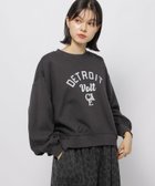 【ニコアンド/niko and】のサンドブラスト風リメイクプルオーバー 人気、トレンドファッション・服の通販 founy(ファニー) ファッション Fashion レディースファッション Fashion for Women トップス・カットソー Cut & Sew Tops カジュアルプルオーバー・ニットトップス Pullovers & Knit Tops / Casual Pullovers おすすめ Recommended / Our Picks クロップド Cropped, Short Length タオル Towel, Bath Towel フェミニン Feminine, Girly プリント Print, Printed Pattern リメイク Remake, Reconstructed ワイド Wide, Wide Fit thumbnail チャコール|ID: prp329100004724305 ipo3291000000034624412