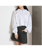 【ナルミヤ オンライン/NARUMIYA ONELINE / KIDS】の【LTXC】ダメージクロップドパーカ 人気、トレンドファッション・服の通販 founy(ファニー) ファッション Fashion キッズファッション Fashion for Kids クロップド Cropped, Short Length クール Cool, Chic トレンド Trend, Trending Now プリント Print, Printed Pattern ポケット Pocket, Pocket Detail thumbnail シロ杢|ID: prp329100004724318 ipo3291000000034140860