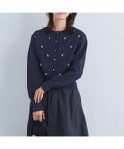 【ユナイテッドアローズ/UNITED ARROWS】のドットビジュー ニット カーディガン -ウォッシャブル- NAVY|ID: prp329100004724326 ipo3291000000034315777