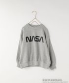 【ローリーズファーム/LOWRYS FARM / KIDS】のNASAワッペンスウェット 人気、トレンドファッション・服の通販 founy(ファニー) ファッション Fashion キッズファッション Fashion for Kids フロント Front, Front Design ベーシック Basic, Essential thumbnail グレー|ID: prp329100004724335 ipo3291000000034140929