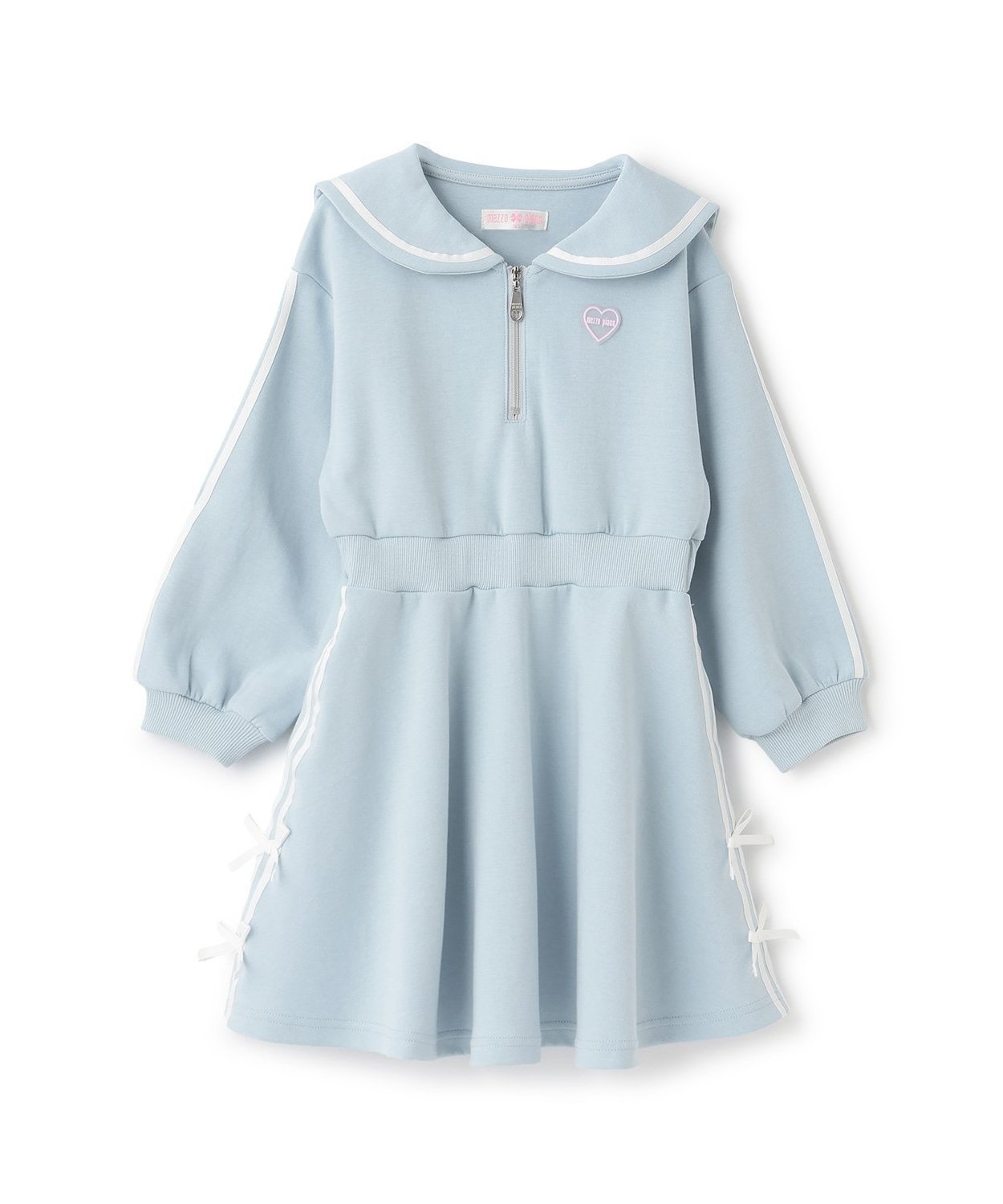 【ナルミヤ オンライン/NARUMIYA ONELINE / KIDS】の【人気商品再入荷】【直営店で取り扱い無し】リボンライン セーラーワンピース インテリア・キッズ・メンズ・レディースファッション・服の通販 founy(ファニー) 　ファッション　Fashion　キッズファッション　Fashion for Kids　ワンピース　Dresses　おすすめ　Recommended / Our Picks　トレンド　Trend, Trending Now　ポケット　Pocket, Pocket Detail　リボン　Ribbon, Bow　人気　Popular, Best Seller　再入荷　Restock / Back in Stock　A/W・秋冬　Autumn/Winter　ライト ブルー|ID: prp329100004724343 ipo3291000000034197537