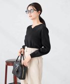 【アー ヴェー ヴェー/a.v.v】の【洗える】Vネック美ラクるパフスリーブニット 人気、トレンドファッション・服の通販 founy(ファニー) ファッション Fashion レディースファッション Fashion for Women トップス・カットソー Cut & Sew Tops ニット Knit Tops & Sweaters Vネックトップス V-Neck Tops / V-Cut Neckline Shirts アンサンブル Ensemble Set インナー Innerwear 洗える Machine Washable カーディガン Cardigan, Knitwear ジャケット Jacket, Outerwear スリーブ Sleeve, Long Sleeve / Short Sleeve トレンド Trend, Trending Now 人気 Popular, Best Seller 長袖 Long Sleeve, Full Sleeve ベーシック Basic, Essential ボトム Bottoms, Lower Wear 再入荷 Restock / Back in Stock ビジネス 仕事 通勤 Business / Work / Commuting thumbnail ブラック|ID: prp329100004724374 ipo3291000000034141083