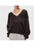 【コカ/COCA】のふんわりシャギーニットカーディガン 人気、トレンドファッション・服の通販 founy(ファニー) ファッション Fashion レディースファッション Fashion for Women トップス・カットソー Cut & Sew Tops ニット Knit Tops & Sweaters カーディガン・羽織り Layered Style Cardigans thumbnail Brown|ID: prp329100004724389 ipo3291000000034141120