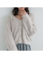 【コカ/COCA】のふんわりシャギーニットカーディガン 人気、トレンドファッション・服の通販 founy(ファニー) ファッション Fashion レディースファッション Fashion for Women トップス・カットソー Cut & Sew Tops ニット Knit Tops & Sweaters カーディガン・羽織り Layered Style Cardigans thumbnail Gray|ID: prp329100004724389 ipo3291000000034141122
