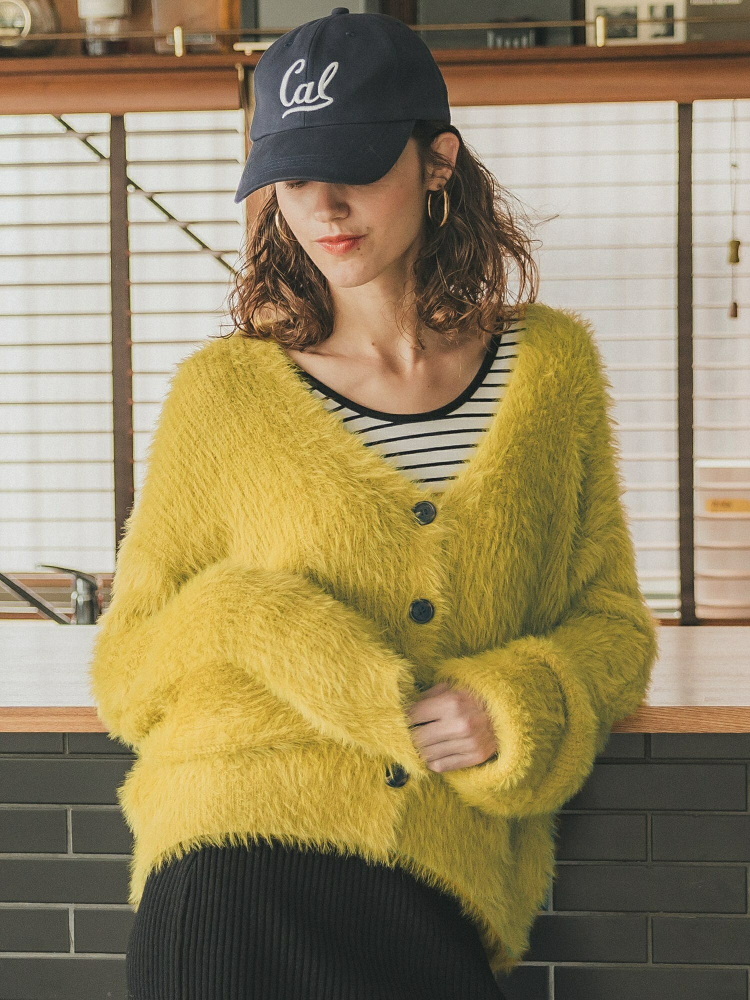 【コカ/COCA】のふんわりシャギーニットカーディガン インテリア・キッズ・メンズ・レディースファッション・服の通販 founy(ファニー) 　ファッション　Fashion　レディースファッション　Fashion for Women　トップス・カットソー　Cut & Sew Tops　ニット　Knit Tops & Sweaters　カーディガン・羽織り　Layered Style Cardigans　Yellow|ID: prp329100004724389 ipo3291000000034141126