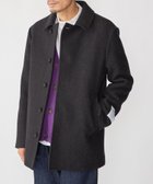 【シップス/SHIPS / MEN】のSHIPS S140 ウールシルク シングル ピーコート 人気、トレンドファッション・服の通販 founy(ファニー) ファッション Fashion メンズファッション Fashion for Men インナー Innerwear 今季 This Season, Current Season シルク Silk, 100% Silk ジャケット Jacket, Outerwear スラックス Slacks, Dress Pants ダウン Down, Puffer トレンド Trend, Trending Now 定番 Standard, Basic Item パーカー Hoodie, Parka メルトン Melton, Heavy Wool エレガント 上品 Elegant thumbnail ダークグレー|ID: prp329100004724391 ipo3291000000034849377