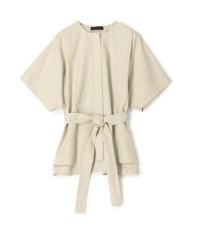 【トゥモローランド/TOMORROWLAND】のコットンギャバジン ベルテッドシャツ 人気、トレンドファッション・服の通販 founy(ファニー) ファッション Fashion レディースファッション Fashion for Women トップス・カットソー Cut & Sew Tops シャツ・ブラウス・オフィスカジュアル Elegant Blouses & Button-Ups コンパクト Compact, Small Size スリーブ Sleeve, Long Sleeve / Short Sleeve セットアップ Set-Up, Coordinated Outfit リラックス Relax, Relaxed Fit ワイド Wide, Wide Fit エレガント 上品 Elegant |ID:prp329100004724393