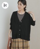 【アーバンリサーチ ドアーズ/URBAN RESEARCH DOORS】のウォッシャブルウールVネックワイドカーディガン BLACK|ID: prp329100004724417 ipo3291000000034782328