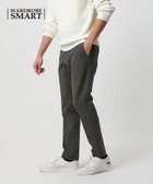 【ビューティ&ユース ユナイテッドアローズ/BEAUTY&YOUTH / UNITED ARROWS / MEN】の【WEB限定 WARDROBE SMART】ダブルニット ノープリーツ スラックス パンツ/セットアップ対応 DK.GRAY|ID: prp329100004724481 ipo3291000000034704411