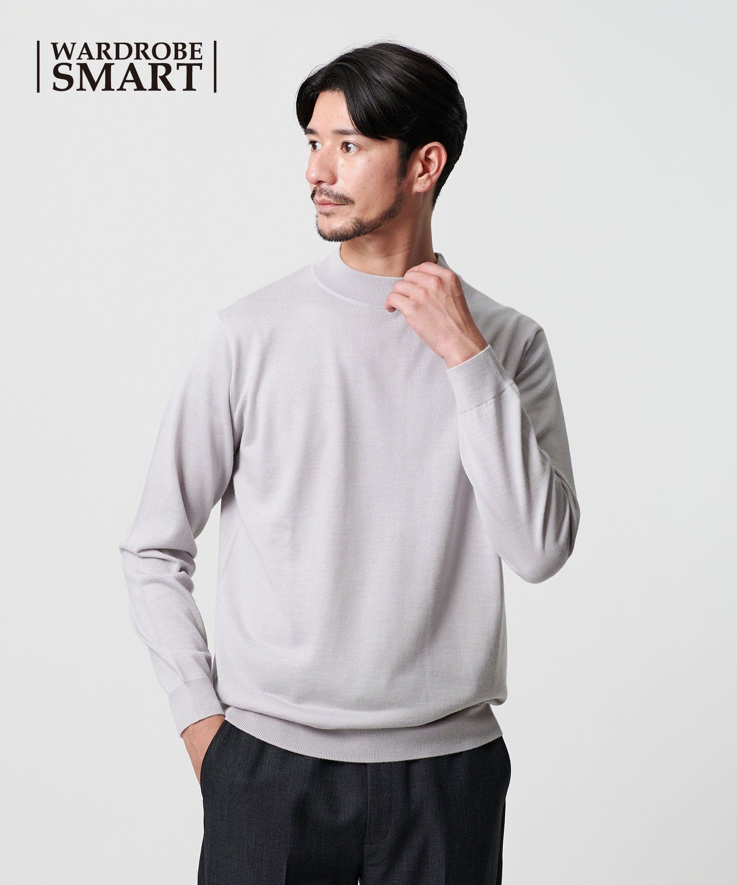 【ビューティ&ユース ユナイテッドアローズ/BEAUTY&YOUTH / UNITED ARROWS / MEN】の【WEB限定 WARDROBE SMART】マシーンウォッシャブル ウールミックス ジャケット クルーネック インテリア・キッズ・メンズ・レディースファッション・服の通販 founy(ファニー) 　ファッション　Fashion　メンズファッション　Fashion for Men　アクリル　Acrylic Material　インナー　Innerwear　シンプル　Simple, Minimal　ジャケット　Jacket, Outerwear　スタンダード　Standard, Basic　スマート　Smart, Elegant　タートルネック　Turtleneck, High Neck　チェスターコート　Chester Coat, Long Coat　トレンド　Trend, Trending Now　ファブリック　Fabric, Textile　ベーシック　Basic, Essential　ミックス　Mix, Mixed Style　ライダース　Riders　レギュラー　Regular, Standard Fit　冬　Winter / This Winter　おすすめ　Recommended / Our Picks　クリスマス X'mas　Christmas / X'mas　ホリデーシーズン　Holiday Season　ギフト プレゼント　Gift / Present　ビジネス 仕事 通勤　Business / Work / Commuting　LT.GRAY|ID: prp329100004724491 ipo3291000000034407677