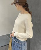 【イッカ/ikka】のミニケーブルニットプルオーバー 人気、トレンドファッション・服の通販 founy(ファニー) ファッション Fashion レディースファッション Fashion for Women トップス・カットソー Cut & Sew Tops ニット Knit Tops & Sweaters カジュアルプルオーバー・ニットトップス Pullovers & Knit Tops / Casual Pullovers インナー Innerwear コンパクト Compact, Small Size シンプル Simple, Minimal フィット Fit, Slim Fit エレガント 上品 Elegant thumbnail オフホワイト|ID: prp329100004724529 ipo3291000000034141605