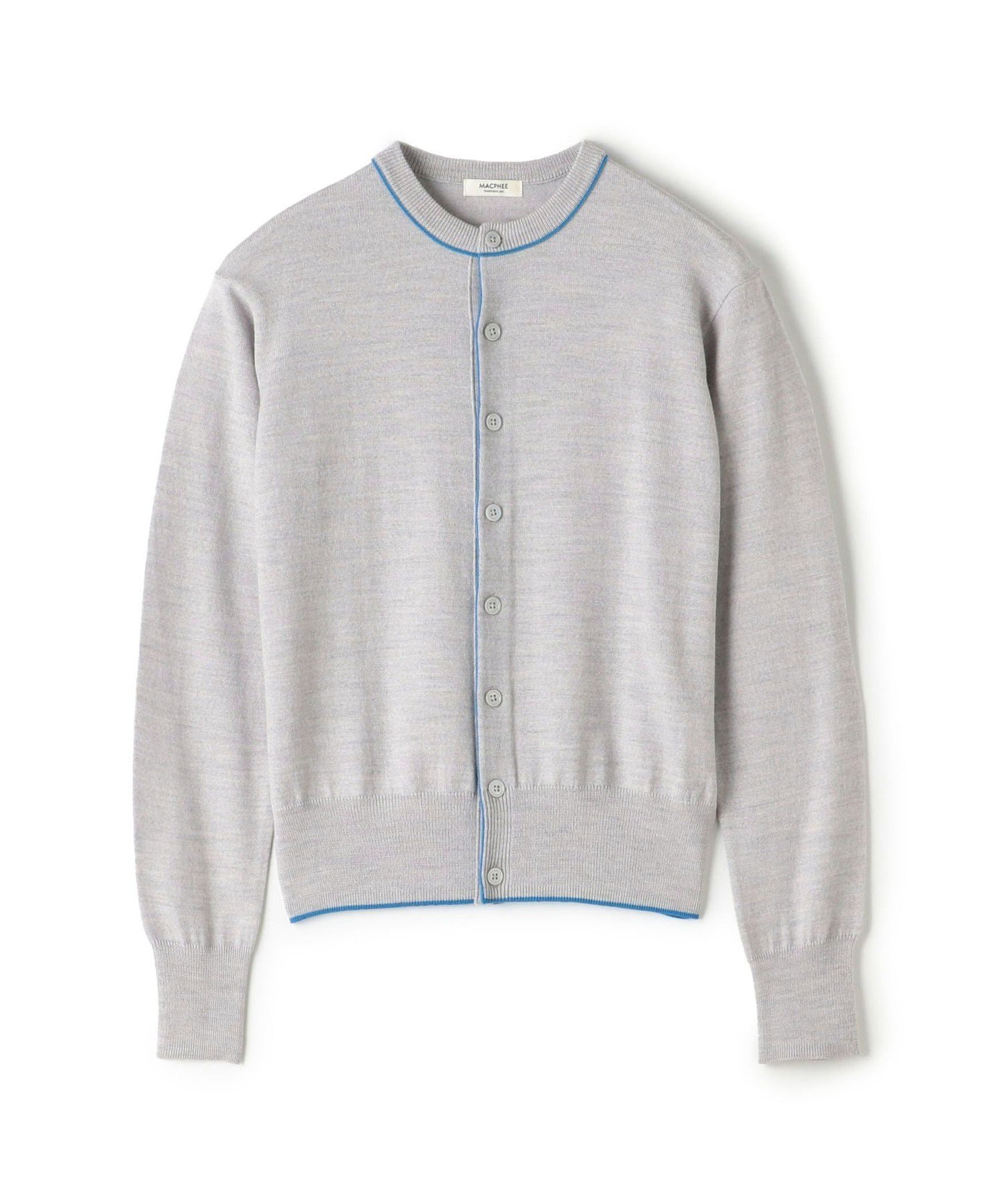 【トゥモローランド/TOMORROWLAND】のプレーンウール クルーネックカーディガン インテリア・キッズ・メンズ・レディースファッション・服の通販 founy(ファニー) 　ファッション　Fashion　レディースファッション　Fashion for Women　トップス・カットソー　Cut & Sew Tops　カーディガン・羽織り　Layered Style Cardigans　イエロー　Yellow　カーディガン　Cardigan, Knitwear　コンパクト　Compact, Small Size　タンブラー　Tumbler, Travel Mug　定番　Standard, Basic Item　バランス　Balance, Style Balance　フォルム　Silhouette, Form　ベーシック　Basic, Essential　おすすめ　Recommended / Our Picks　14 グレー系|ID: prp329100004724539 ipo3291000000034734315