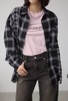 【アズール バイ マウジー/AZUL by moussy】の【堀田茜さん着用アイテム】切替デザインチェックシャツ 柄BLK5|ID: prp329100004724563 ipo3291000000034141750
