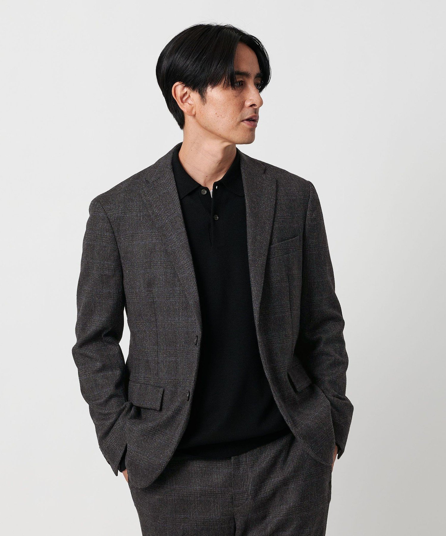 【ビューティ&ユース ユナイテッドアローズ/BEAUTY&YOUTH / UNITED ARROWS / MEN】のストレッチ サキソニー 2B ジャケット セットアップ対応 インテリア・キッズ・メンズ・レディースファッション・服の通販 founy(ファニー) ファッション Fashion メンズファッション Fashion for Men セットアップ Matching Sets オケージョン Occasion Wear グレンチェック Glen Check, Glen Plaid コンパクト Compact, Small Size ジャケット Jacket, Outerwear ストレッチ Stretch, Stretchy Fabric スリム Slim, Slim Fit セットアップ Set-Up, Coordinated Outfit フィット Fit, Slim Fit フォーマル Formal, Dressy 別注 Limited Edition, Custom Order レギュラー Regular, Standard Fit おすすめ Recommended / Our Picks エレガント 上品 Elegant ビジネス 仕事 通勤 Business / Work / Commuting その他1|ID: prp329100004724573 ipo3291000000034722732